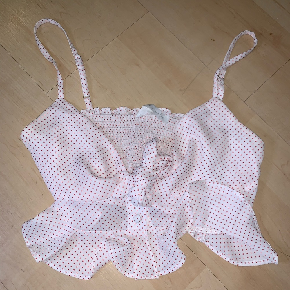 Polka dot romper two piece - Picture 3 of 5